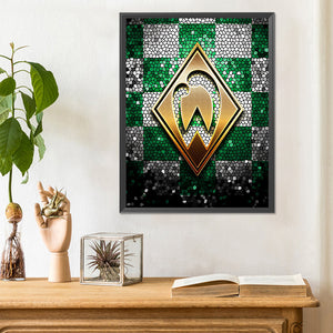 Werder Bremen Logo 30*40CM(Canvas) Full Round Drill Diamond Painting