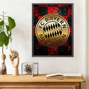 Bayern Munich Logo 30*40CM(Canvas) Full Round Drill Diamond Painting