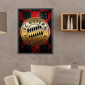 Bayern Munich Logo 30*40CM(Canvas) Full Round Drill Diamond Painting