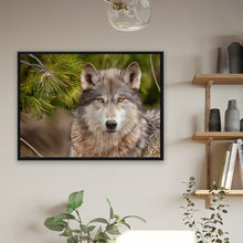Load image into Gallery viewer, Wolf 40*30CM(Canvas) Full Round Drill Diamond Painting
