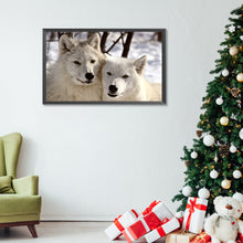 Load image into Gallery viewer, Wolf 50*30CM(Canvas) Full Round Drill Diamond Painting
