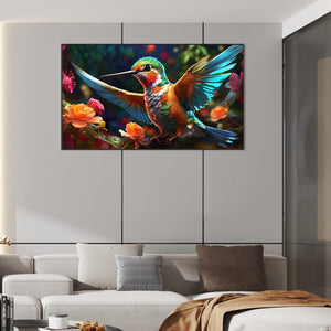 Hummingbird 70*40CM(Canvas) Full Round Drill Diamond Painting