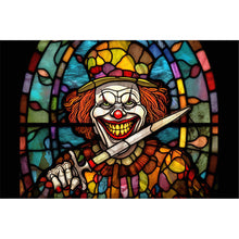 Load image into Gallery viewer, Glass Painting-Clown Man 60*40CM11CT 3 Stamped Cross Stitch
