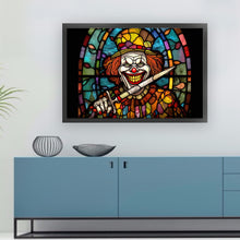 Load image into Gallery viewer, Glass Painting-Clown Man 60*40CM11CT 3 Stamped Cross Stitch
