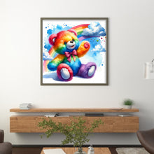 Load image into Gallery viewer, Colorful Bear 40*40CM11CT 3 Stamped Cross Stitch
