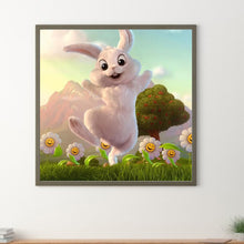 Load image into Gallery viewer, Rabbit 35*35CM(Canvas) Full Round Drill Diamond Painting
