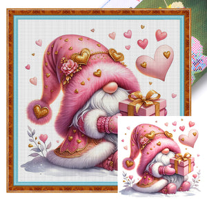 Caring Goblin 40*40CM11CT 3 Stamped Cross Stitch