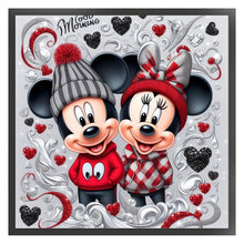 Load image into Gallery viewer, Mickey And Minnie 40*40CM11CT 3 Stamped Cross Stitch
