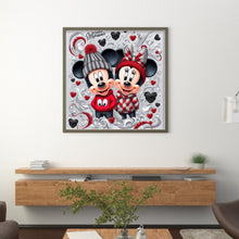 Load image into Gallery viewer, Mickey And Minnie 40*40CM11CT 3 Stamped Cross Stitch
