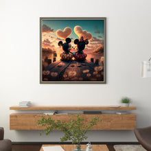 Load image into Gallery viewer, Mickey And Minnie 40*40CM11CT 3 Stamped Cross Stitch
