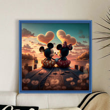 Load image into Gallery viewer, Mickey And Minnie 40*40CM11CT 3 Stamped Cross Stitch
