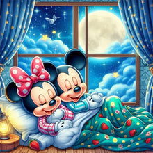 Load image into Gallery viewer, Mickey And Minnie 40*40CM11CT 3 Stamped Cross Stitch
