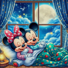 Load image into Gallery viewer, Mickey And Minnie 40*40CM11CT 3 Stamped Cross Stitch
