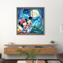 Load image into Gallery viewer, Mickey And Minnie 40*40CM11CT 3 Stamped Cross Stitch
