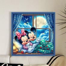 Load image into Gallery viewer, Mickey And Minnie 40*40CM11CT 3 Stamped Cross Stitch
