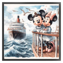 Load image into Gallery viewer, Mickey And Minnie 40*40CM11CT 3 Stamped Cross Stitch
