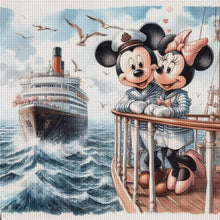 Load image into Gallery viewer, Mickey And Minnie 40*40CM11CT 3 Stamped Cross Stitch
