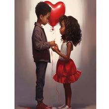 Load image into Gallery viewer, Valentine&#39;S Day Kids 30*40CM(Canvas) Full Round Drill Diamond Painting
