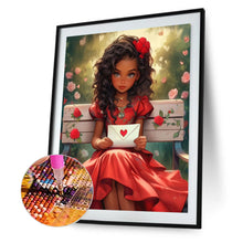 Load image into Gallery viewer, Valentine&#39;S Day Kids 30*40CM(Canvas) Full Round Drill Diamond Painting
