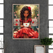 Load image into Gallery viewer, Valentine&#39;S Day Kids 30*40CM(Canvas) Full Round Drill Diamond Painting
