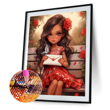 Load image into Gallery viewer, Valentine&#39;S Day Kids 30*40CM(Canvas) Full Round Drill Diamond Painting
