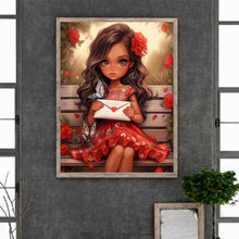 Load image into Gallery viewer, Valentine&#39;S Day Kids 30*40CM(Canvas) Full Round Drill Diamond Painting
