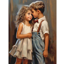 Load image into Gallery viewer, Valentine&#39;S Day Kids 30*40CM(Canvas) Full Round Drill Diamond Painting
