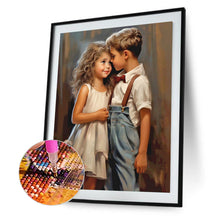 Load image into Gallery viewer, Valentine&#39;S Day Kids 30*40CM(Canvas) Full Round Drill Diamond Painting
