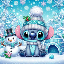Load image into Gallery viewer, Winter Stitch 40*40CM11CT 3 Stamped Cross Stitch
