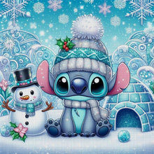 Load image into Gallery viewer, Winter Stitch 40*40CM11CT 3 Stamped Cross Stitch
