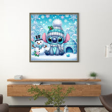 Load image into Gallery viewer, Winter Stitch 40*40CM11CT 3 Stamped Cross Stitch
