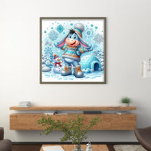 Load image into Gallery viewer, Winter Eeyore 40*40CM11CT 3 Stamped Cross Stitch
