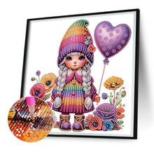 Load image into Gallery viewer, Garden Girl 30*30CM(Canvas) Partial Special Shaped Drill Diamond Painting
