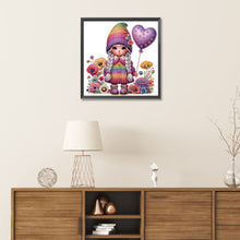 Load image into Gallery viewer, Garden Girl 30*30CM(Canvas) Partial Special Shaped Drill Diamond Painting
