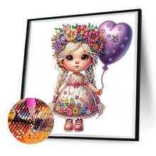 Load image into Gallery viewer, Garden Girl 30*30CM(Canvas) Partial Special Shaped Drill Diamond Painting
