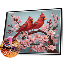 Load image into Gallery viewer, Cardinal 35*30CM(Canvas) Partial Special Shaped Drill Diamond Painting
