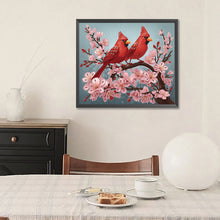 Load image into Gallery viewer, Cardinal 35*30CM(Canvas) Partial Special Shaped Drill Diamond Painting
