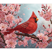 Load image into Gallery viewer, Cardinal 35*30CM(Canvas) Partial Special Shaped Drill Diamond Painting
