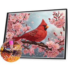 Load image into Gallery viewer, Cardinal 35*30CM(Canvas) Partial Special Shaped Drill Diamond Painting
