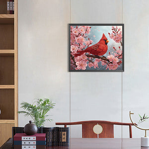 Cardinal 35*30CM(Canvas) Partial Special Shaped Drill Diamond Painting