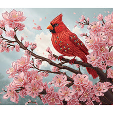 Load image into Gallery viewer, Cardinal 35*30CM(Canvas) Partial Special Shaped Drill Diamond Painting
