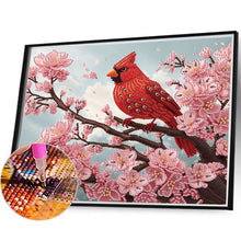 Load image into Gallery viewer, Cardinal 35*30CM(Canvas) Partial Special Shaped Drill Diamond Painting
