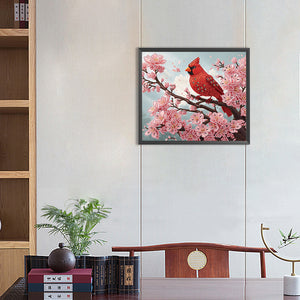 Cardinal 35*30CM(Canvas) Partial Special Shaped Drill Diamond Painting