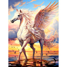 Load image into Gallery viewer, Pegasus On The Sea 30*40CM(Canvas) Full Round Drill Diamond Painting
