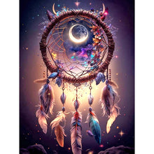 Load image into Gallery viewer, Star Dream Catcher 30*40CM(Canvas) Full Round Drill Diamond Painting
