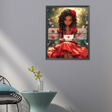 Load image into Gallery viewer, Sweet Girl 40*50CM(Canvas) Full Round Drill Diamond Painting
