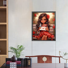 Load image into Gallery viewer, Sweet Girl 40*50CM(Canvas) Full Round Drill Diamond Painting
