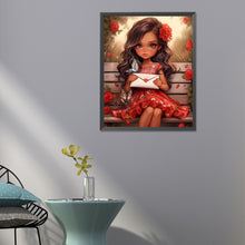 Load image into Gallery viewer, Sweet Girl 40*50CM(Canvas) Full Round Drill Diamond Painting
