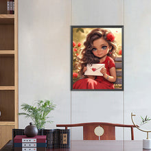 Load image into Gallery viewer, Sweet Girl 40*50CM(Canvas) Full Round Drill Diamond Painting
