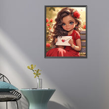 Load image into Gallery viewer, Sweet Girl 40*50CM(Canvas) Full Round Drill Diamond Painting
